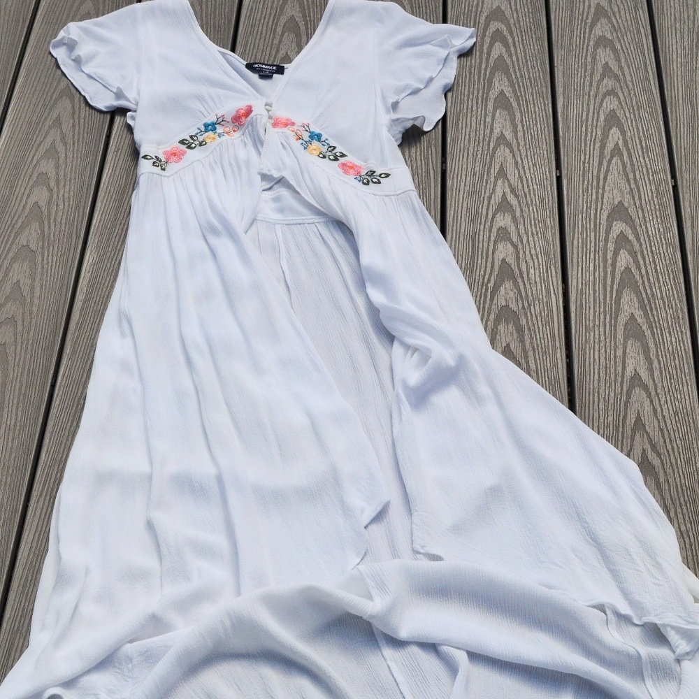 ✨HP✨Floral Embroidered Hi-Low Duster Top (NWOT) - Picture 3 of 6